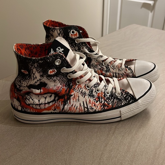 Converse DC Comics x Chuck Taylor All Star The Joker Laugh High Top Snea… - Picture 2 of 15